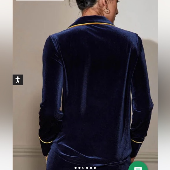 Boden NWT Navy Zena Shirt size US 10 - Picture 5 of 17